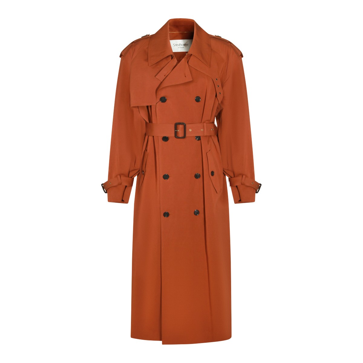 MOCHA COTTON TRENCH COAT