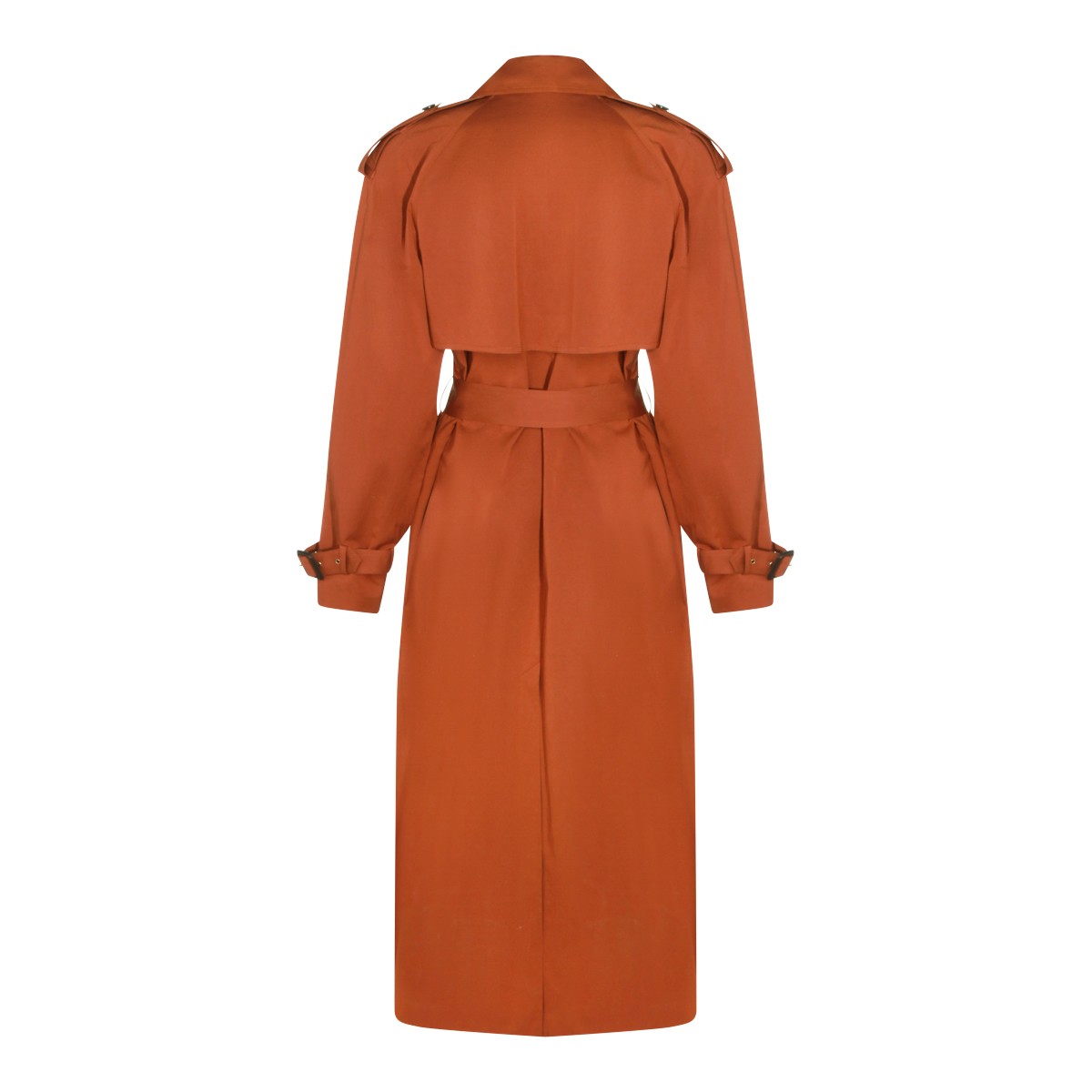 MOCHA COTTON TRENCH COAT