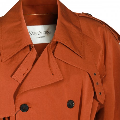 MOCHA COTTON TRENCH COAT