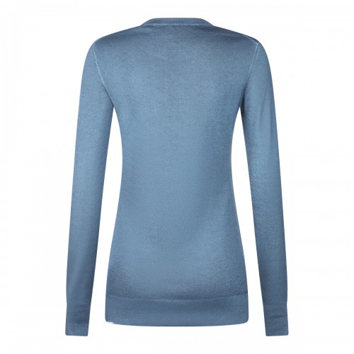 LIGHT BLUE CASHMERE SWEATER
