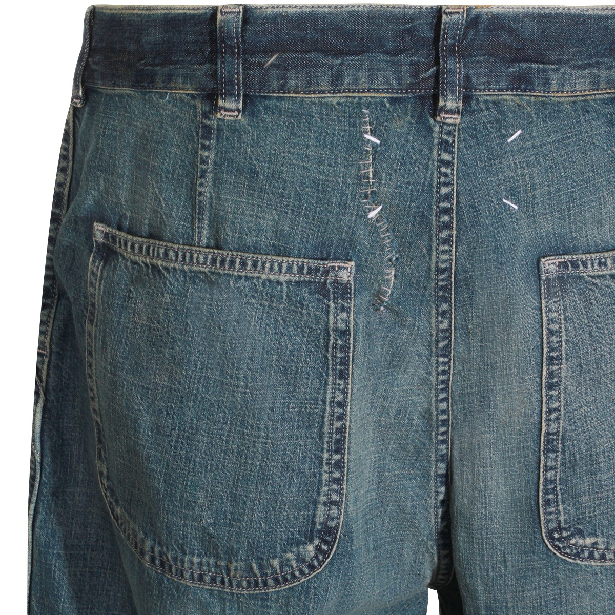 BLUE COTTON DENIM JEANS