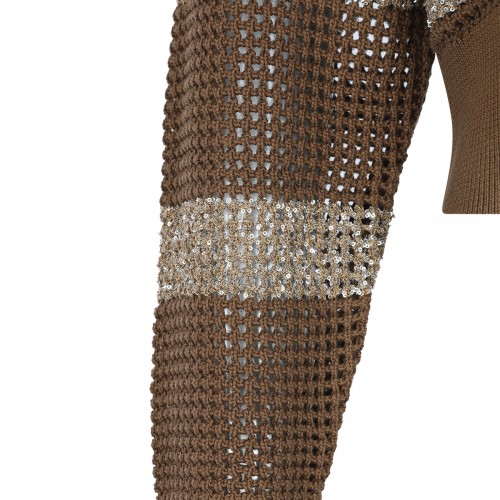 SESAME COTTON STRIPE CARDIGAN