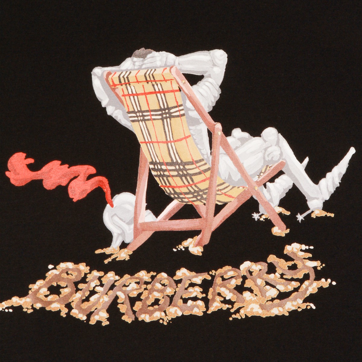 BLACK COTTON RYAN T-SHIRT