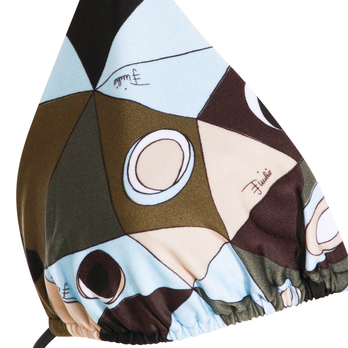 KHAKI BLUE TOP BEACHWEAR