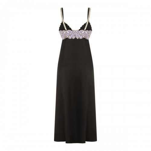 BLACK AND SILVER CRYSTAL DRESS 2