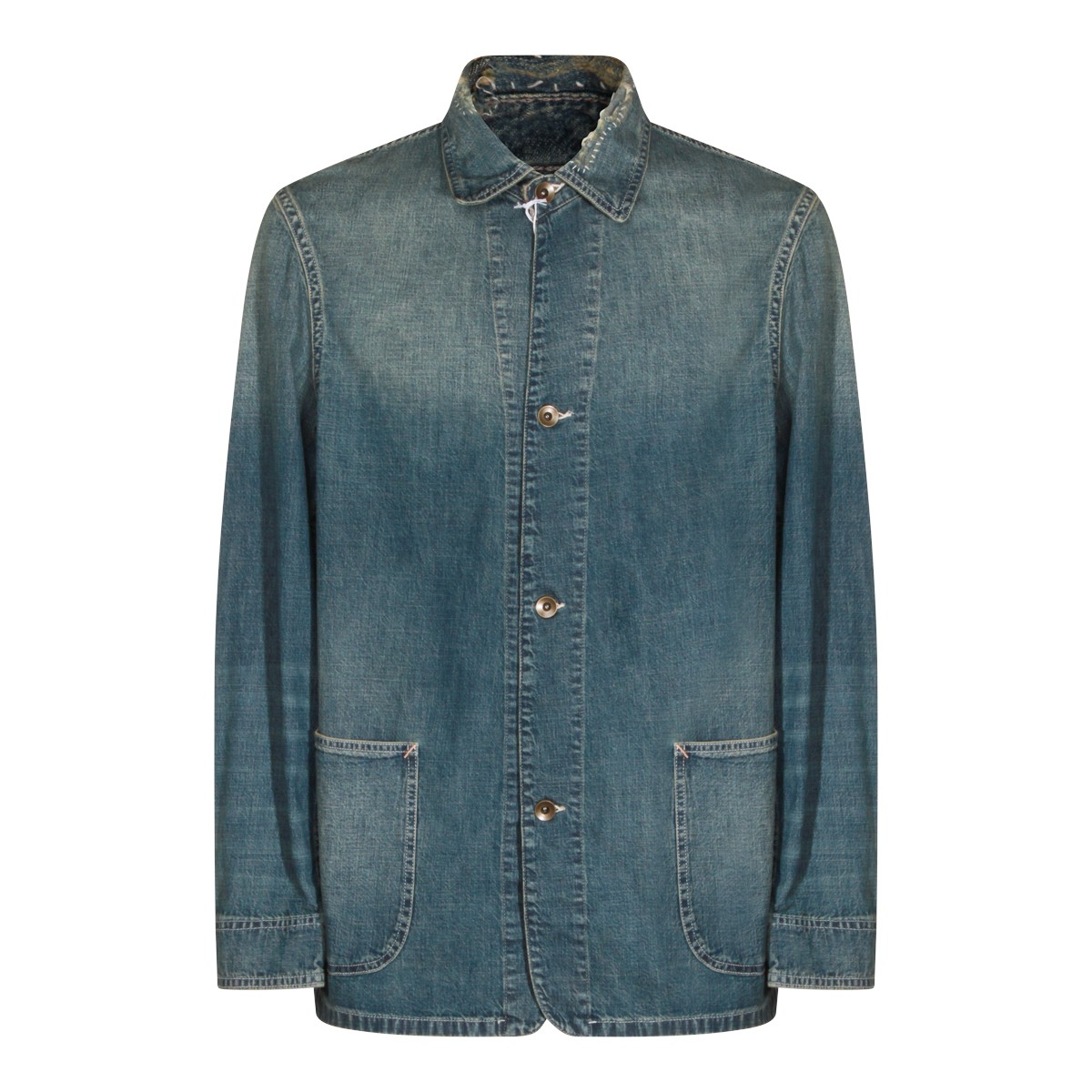 BLUE COTTON DENIM JACKET