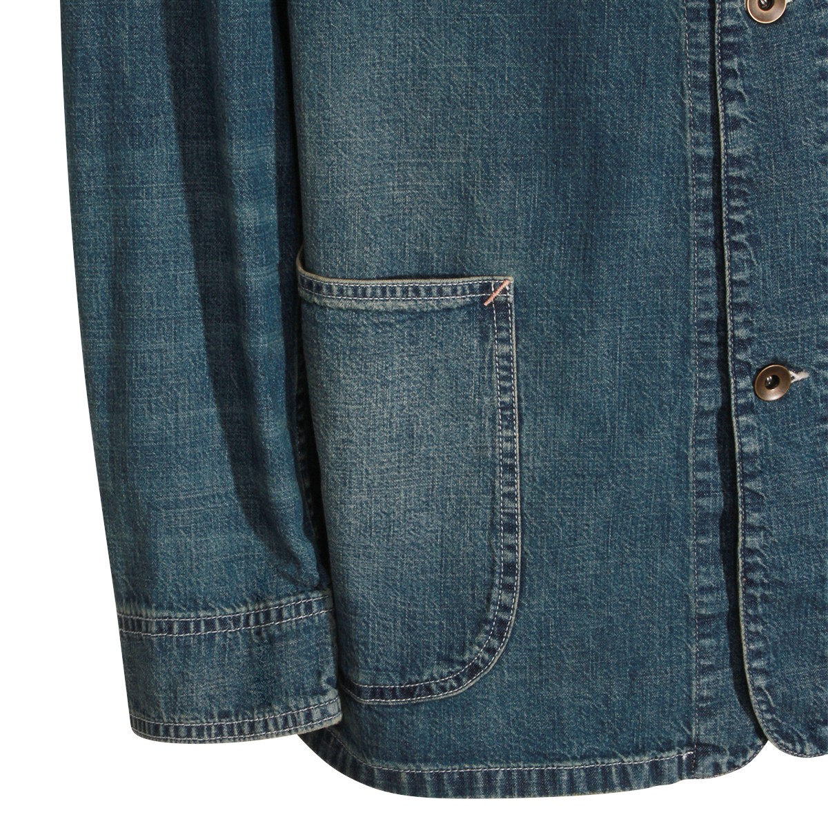 BLUE COTTON DENIM JACKET