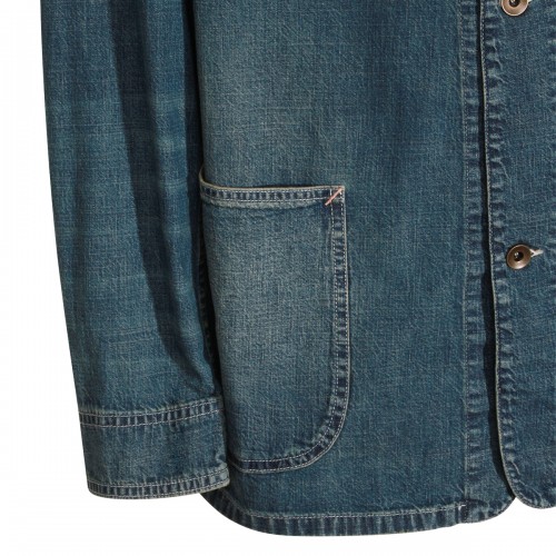 BLUE COTTON DENIM JACKET