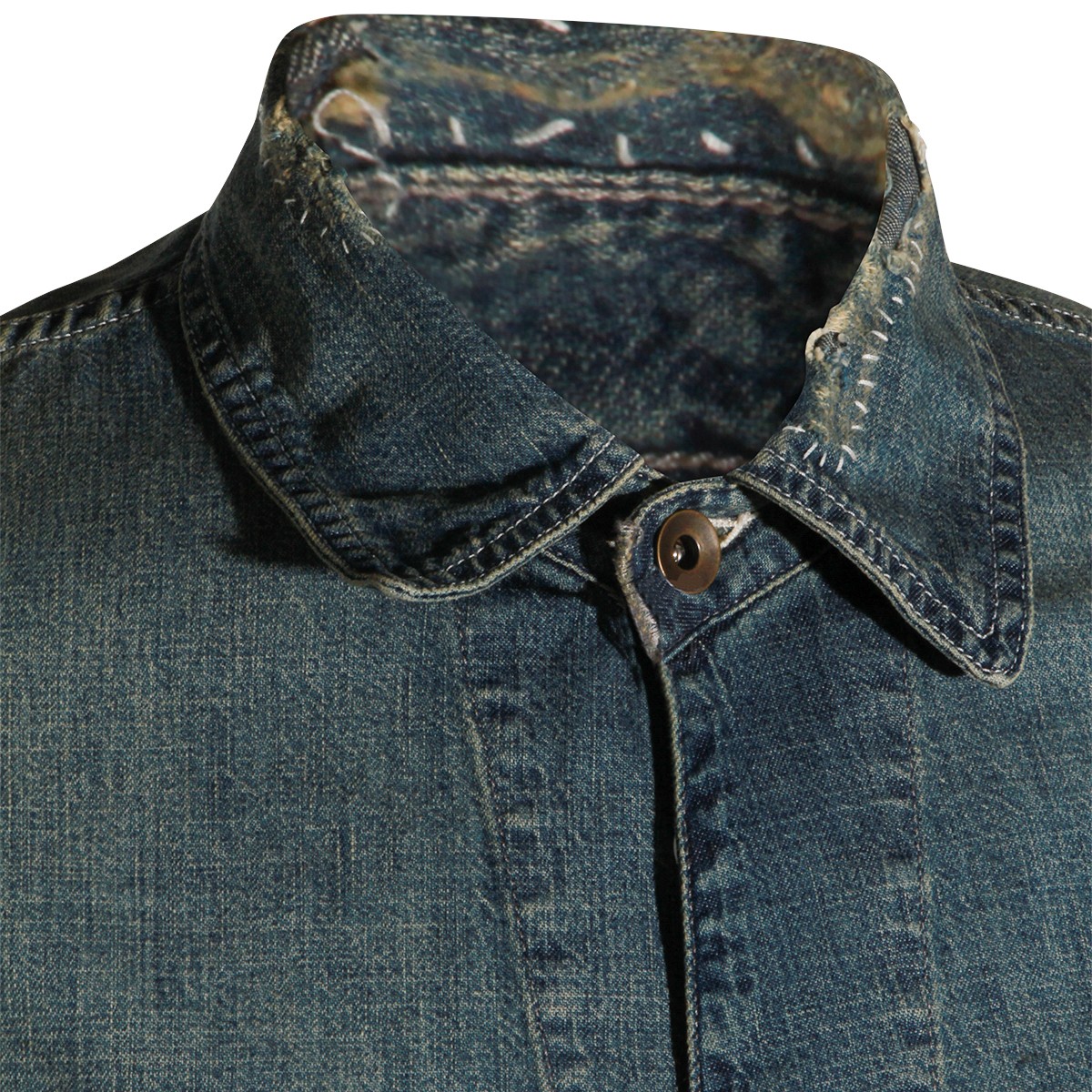 BLUE COTTON DENIM JACKET