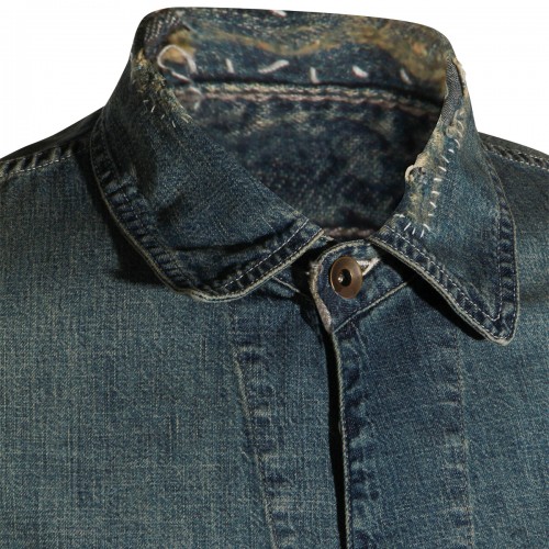 BLUE COTTON DENIM JACKET