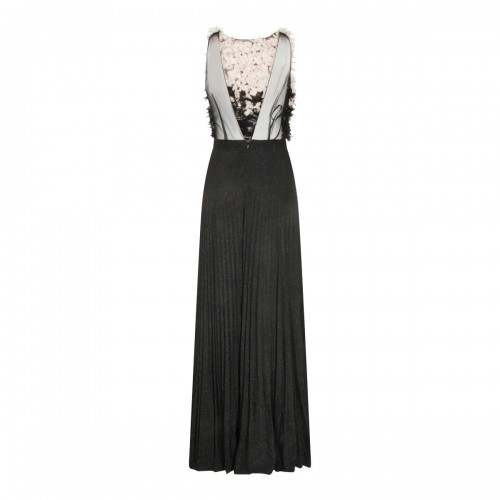 BLACK AND BUTTER PAILLETTES LONG DRESS