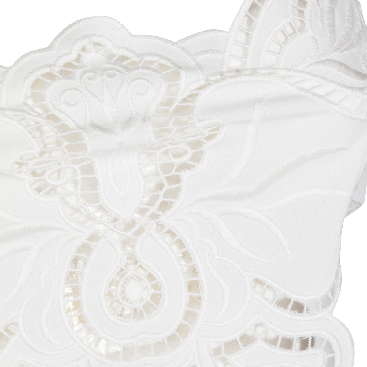 WHITE PEARL FLOREAL TOP