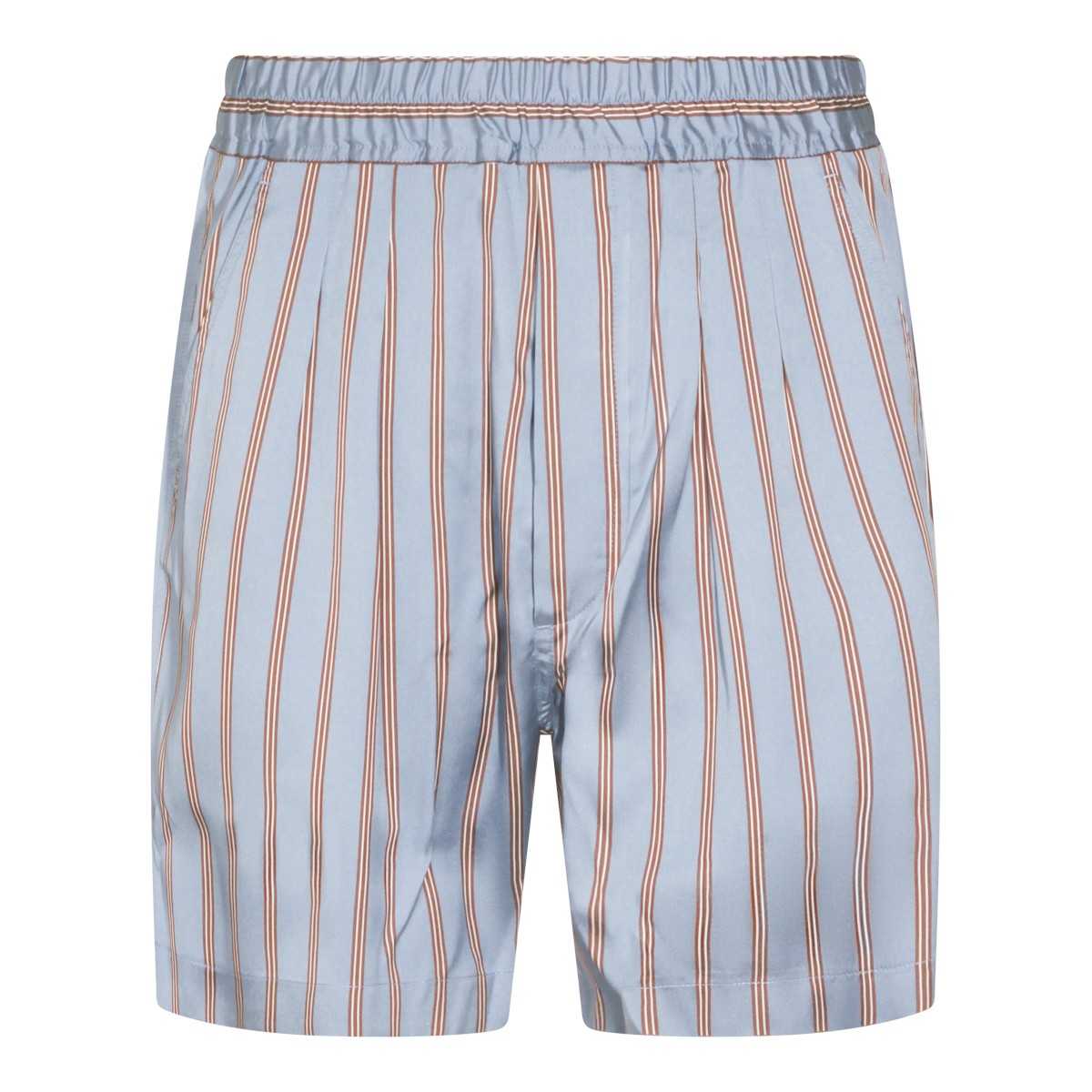 MULTICOLOR SILK SHORTS