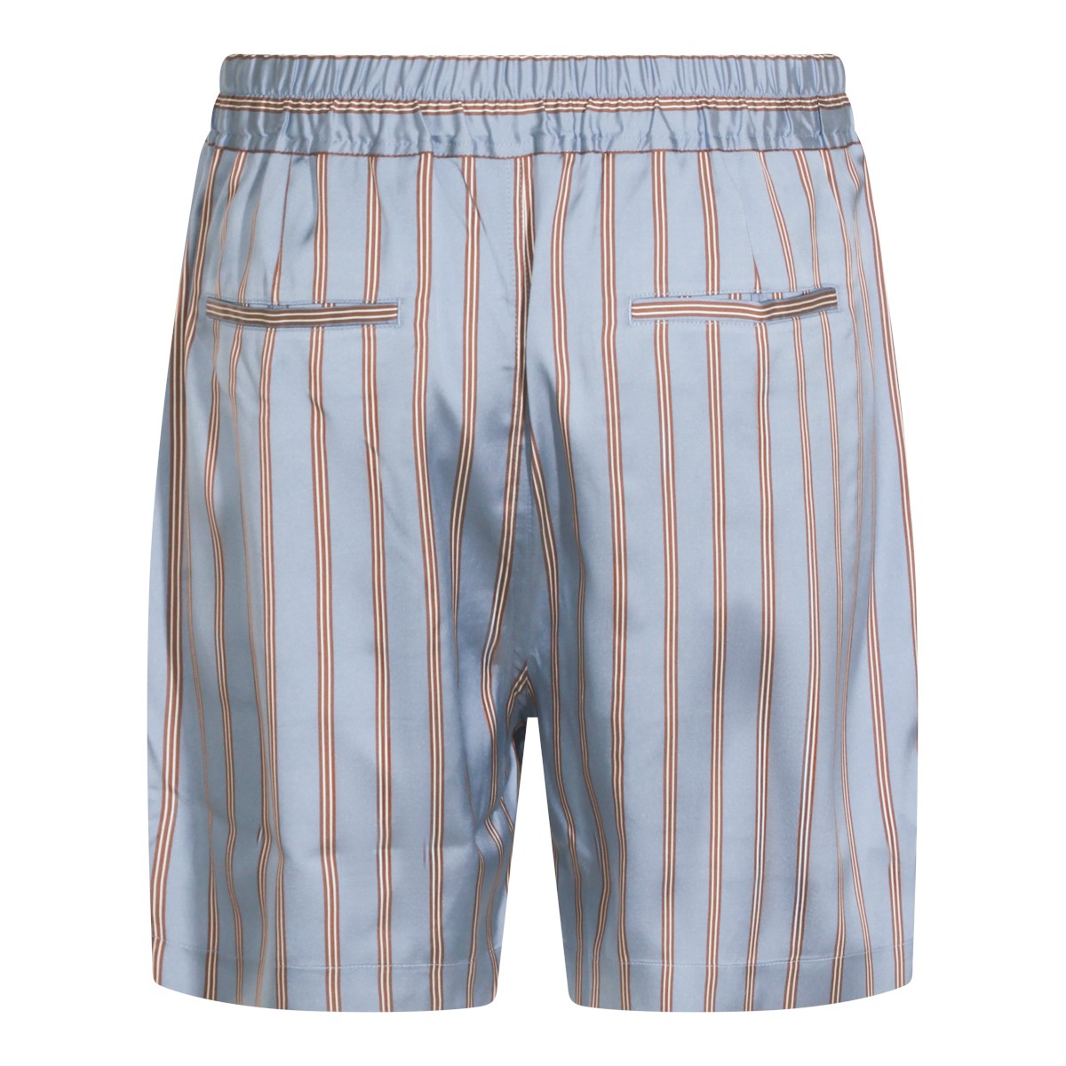 MULTICOLOR SILK SHORTS