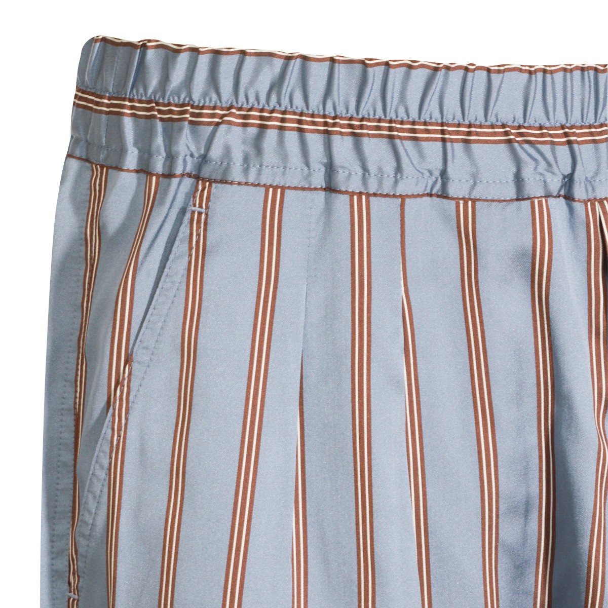 MULTICOLOR SILK SHORTS