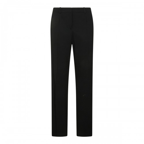 BLACK WOOL PANT