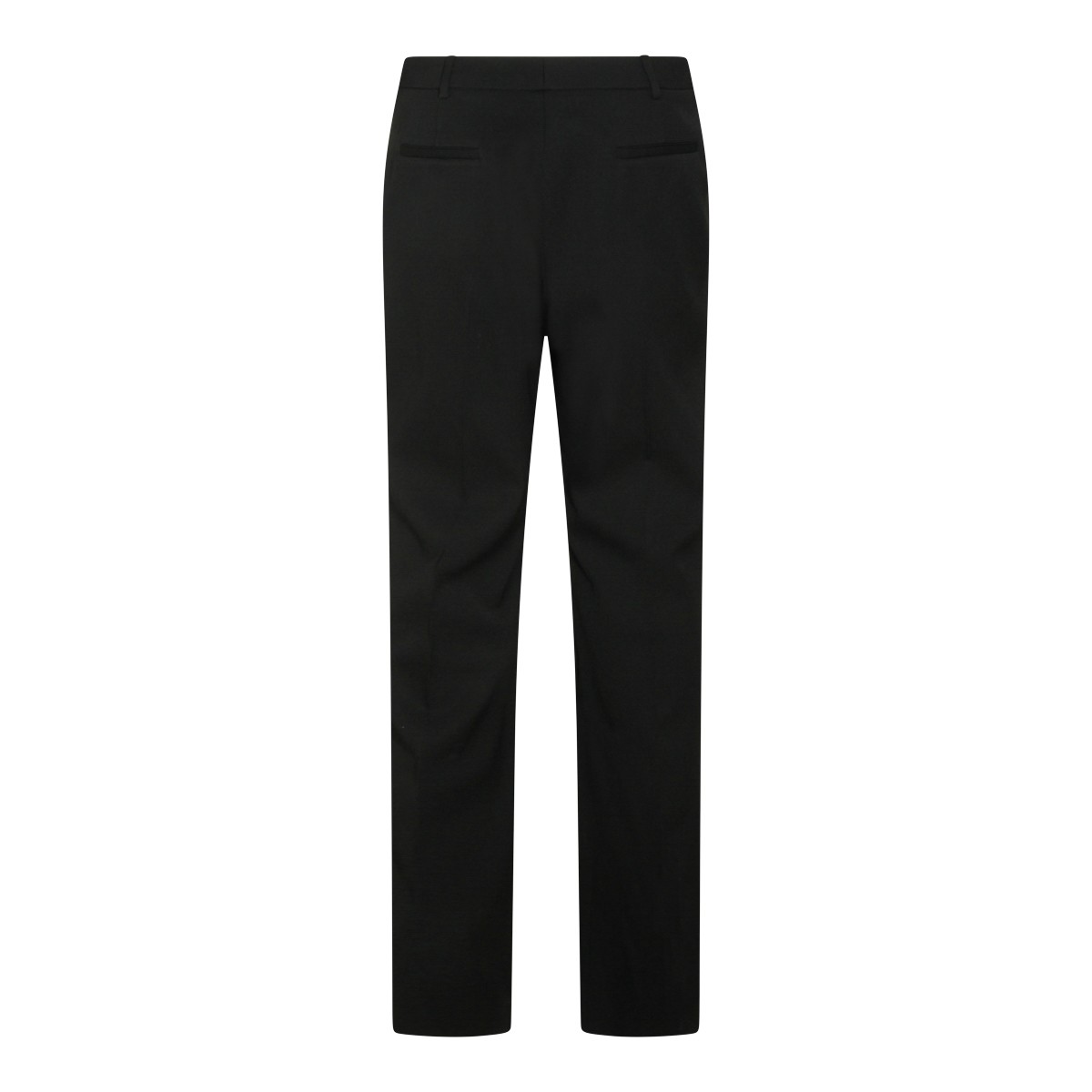 BLACK WOOL PANT