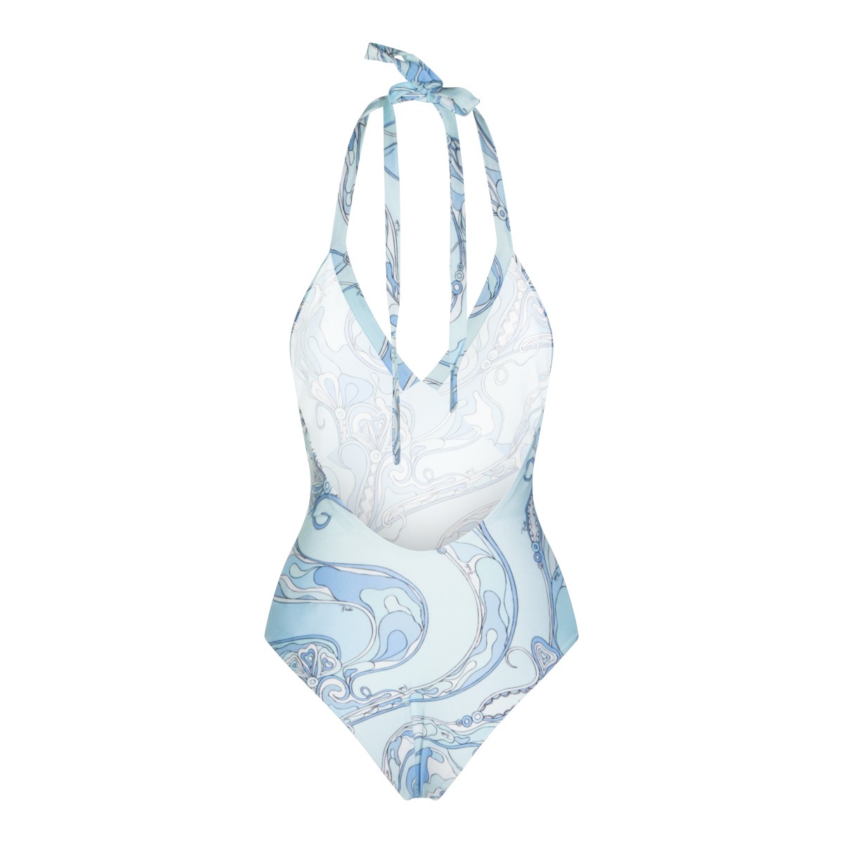 PALE BLUE PRINT BEACHWEAR