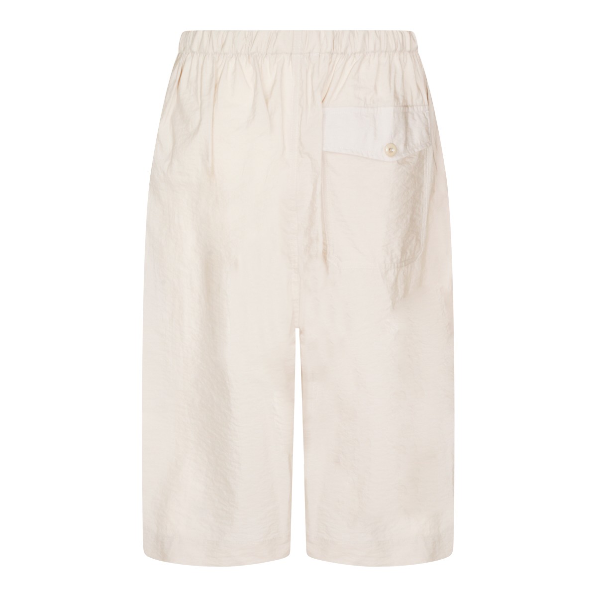 BEIGE COTTON SHORTS