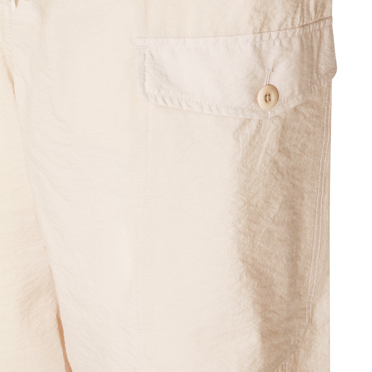 BEIGE COTTON SHORTS