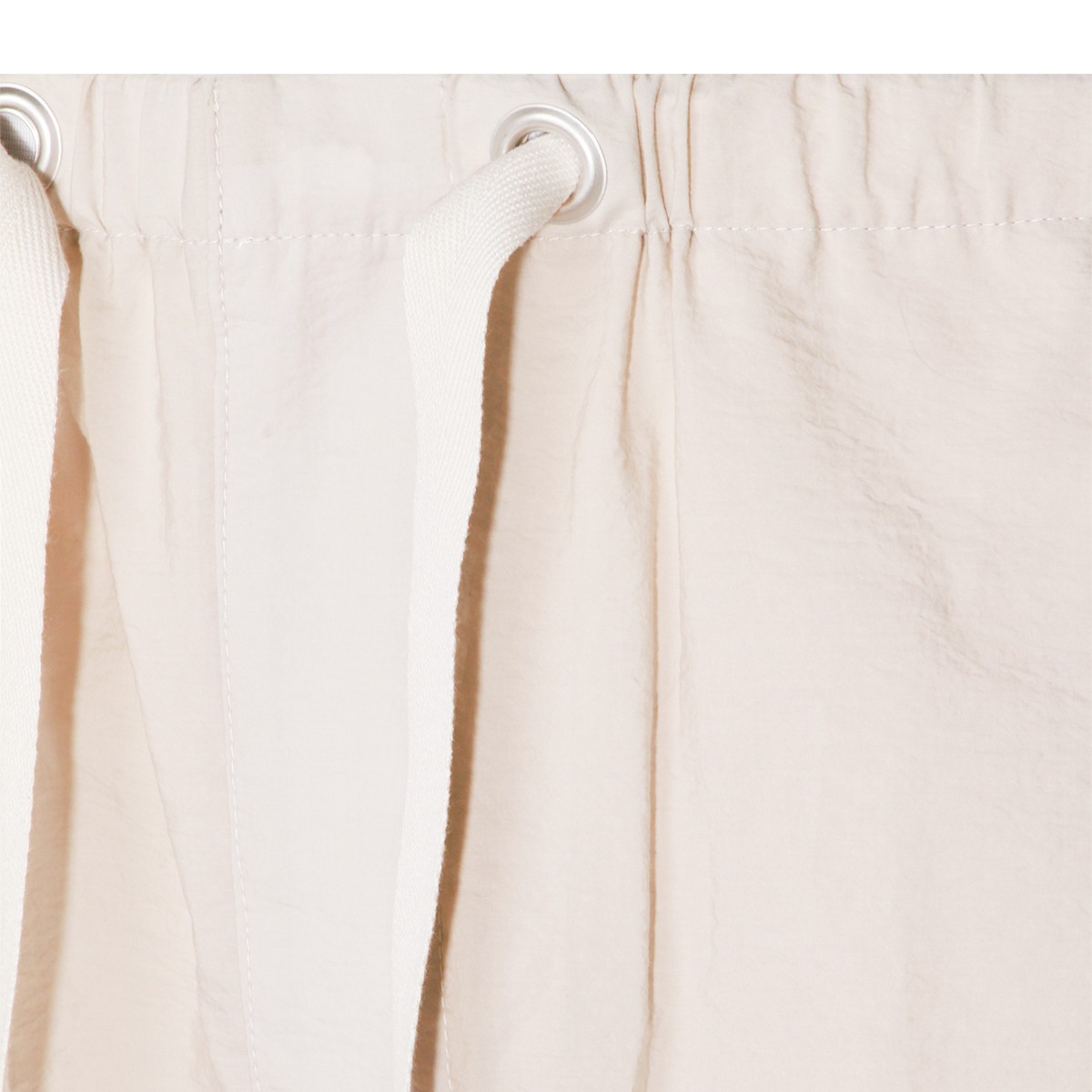 BEIGE COTTON SHORTS