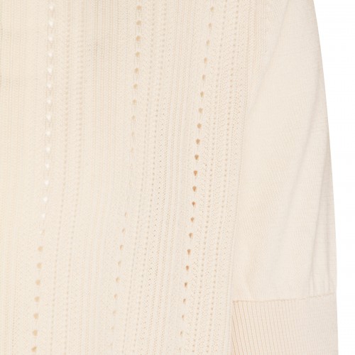 IVORY COTTON POLO SHIRT