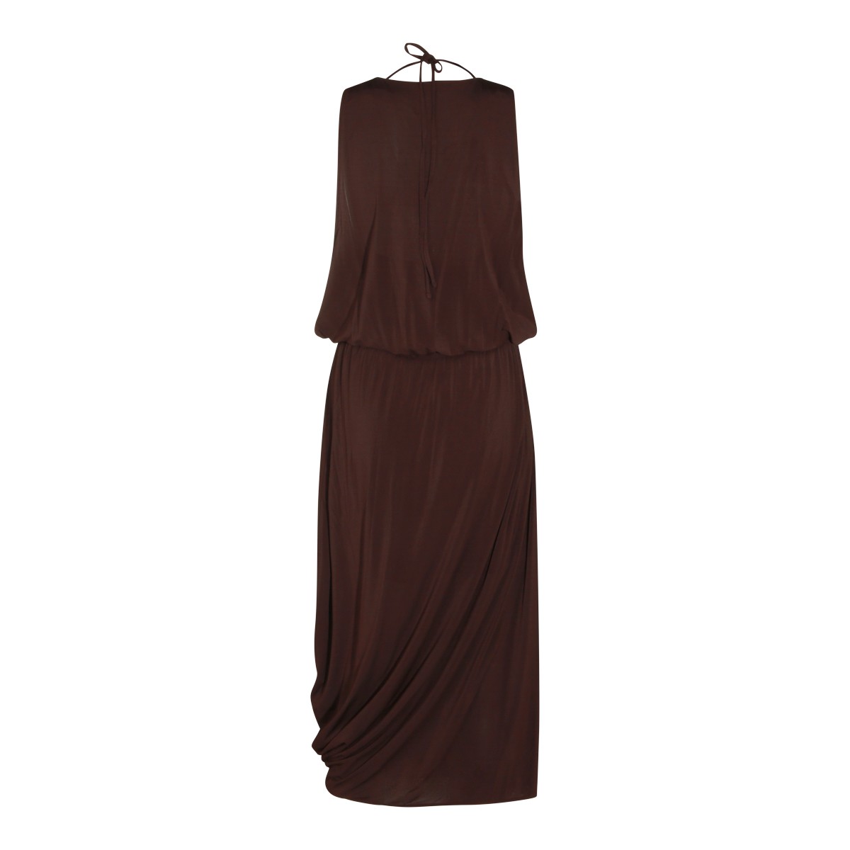 FIG VISCOSE STRETCH LONG DRESS