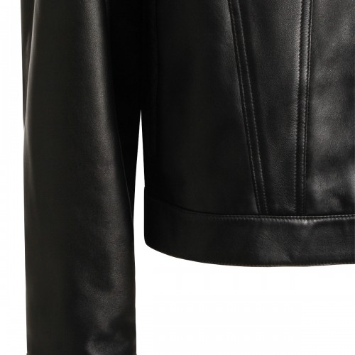BLACK LEATHER JACKET