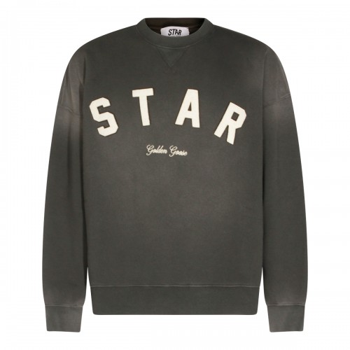 DARK GREY COTTON SWEATSHIRT