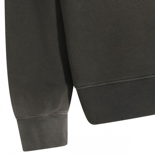 DARK GREY COTTON SWEATSHIRT
