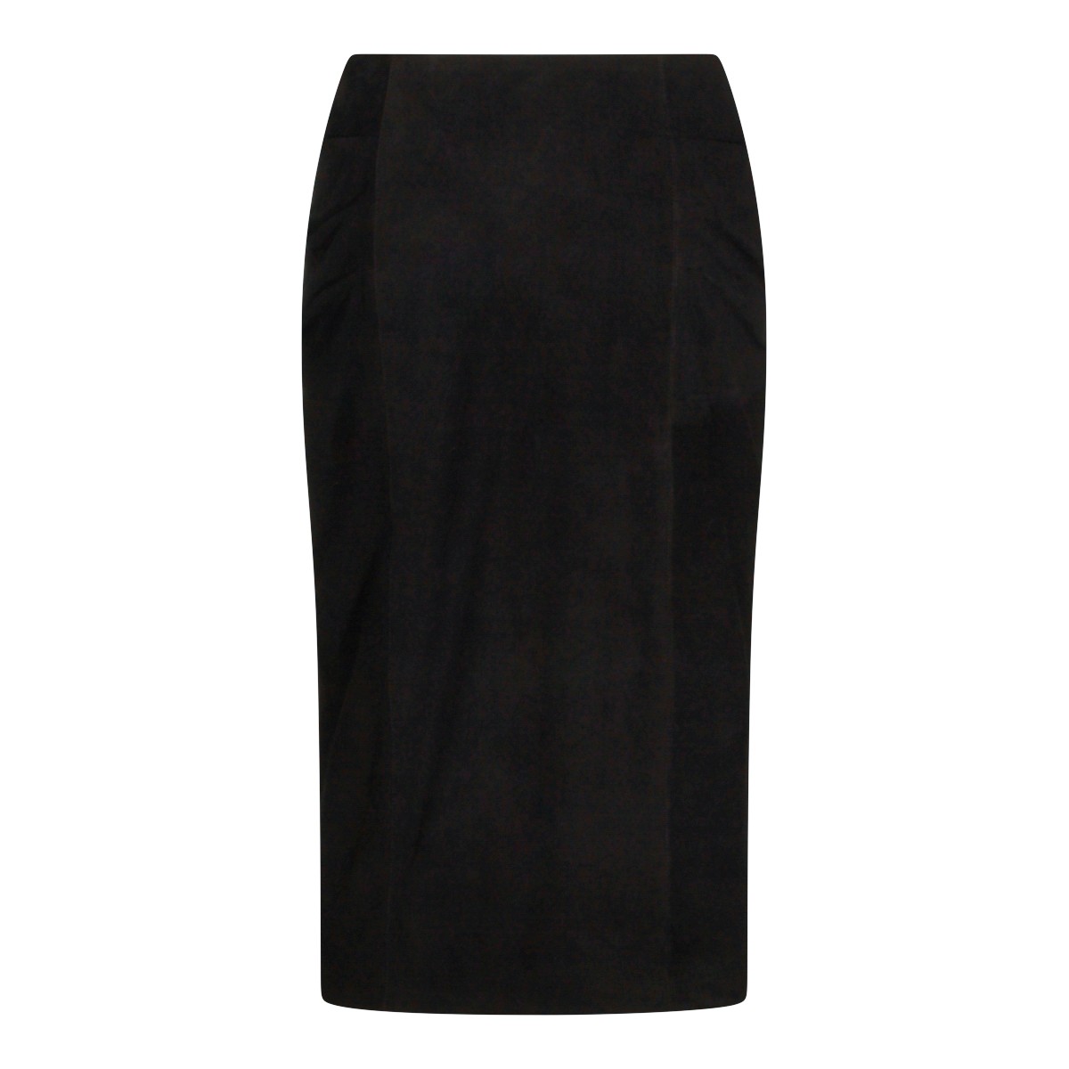 BLACK SILK SKIRT