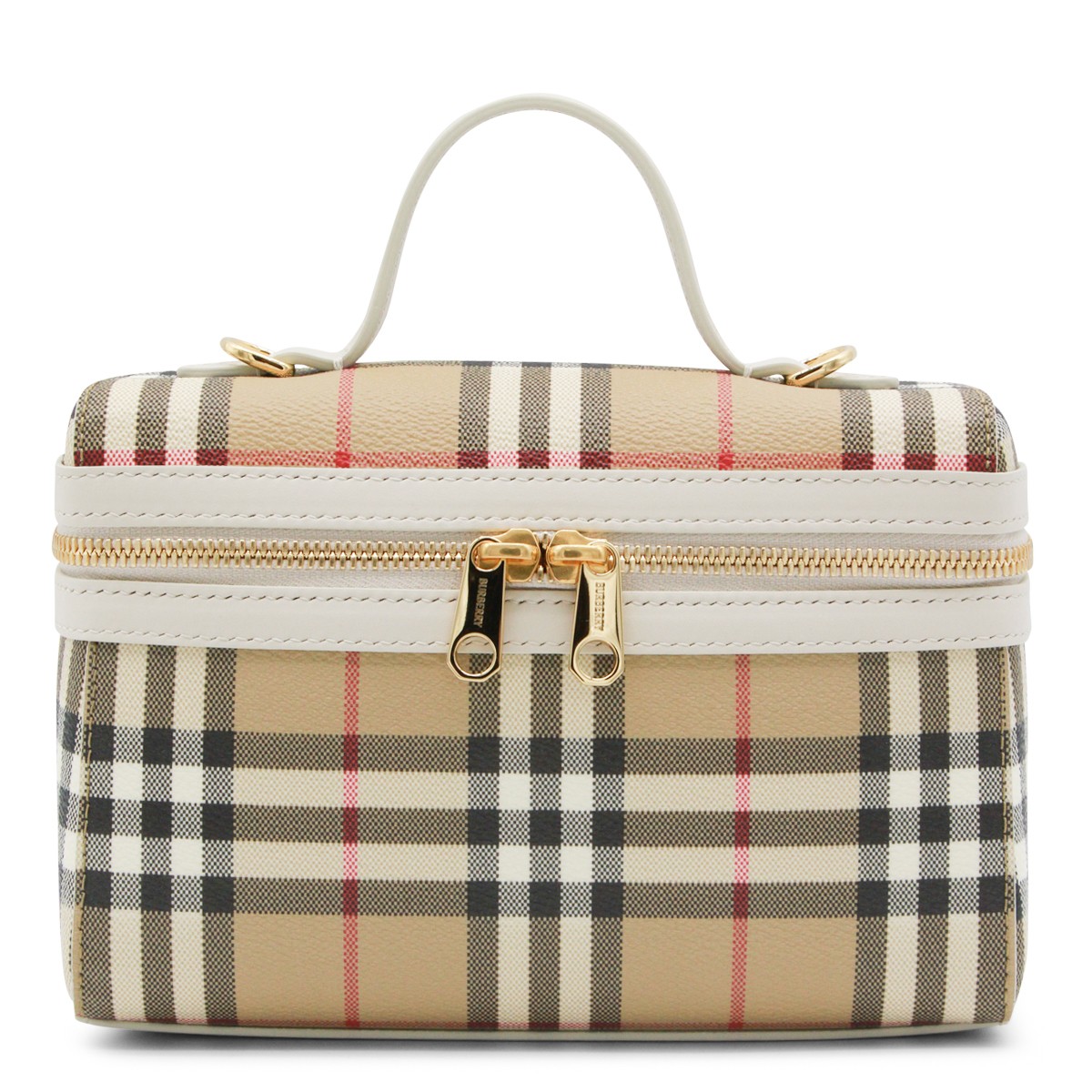 BEIGE TOP HANDLE BAG