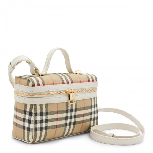 BEIGE TOP HANDLE BAG