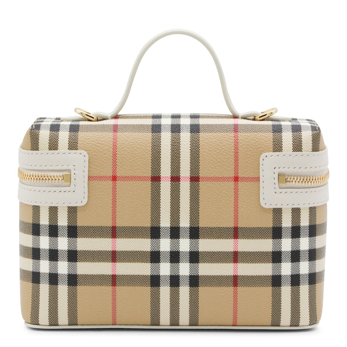 BEIGE TOP HANDLE BAG