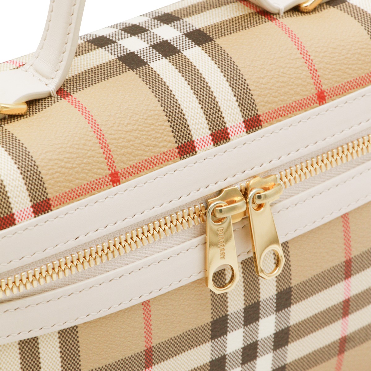 BEIGE TOP HANDLE BAG