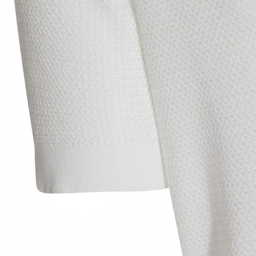 WHITE COTTON POLO SHIRT