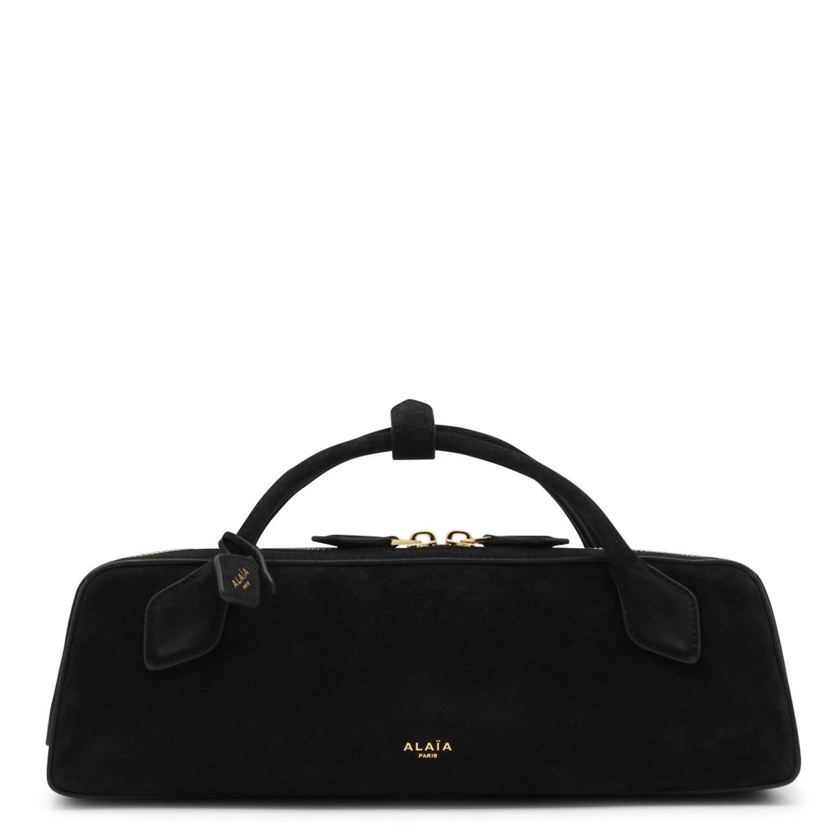 BLACK LEATHER LE TECKEL CLUTCH