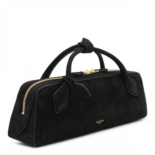 BLACK LEATHER LE TECKEL CLUTCH 2