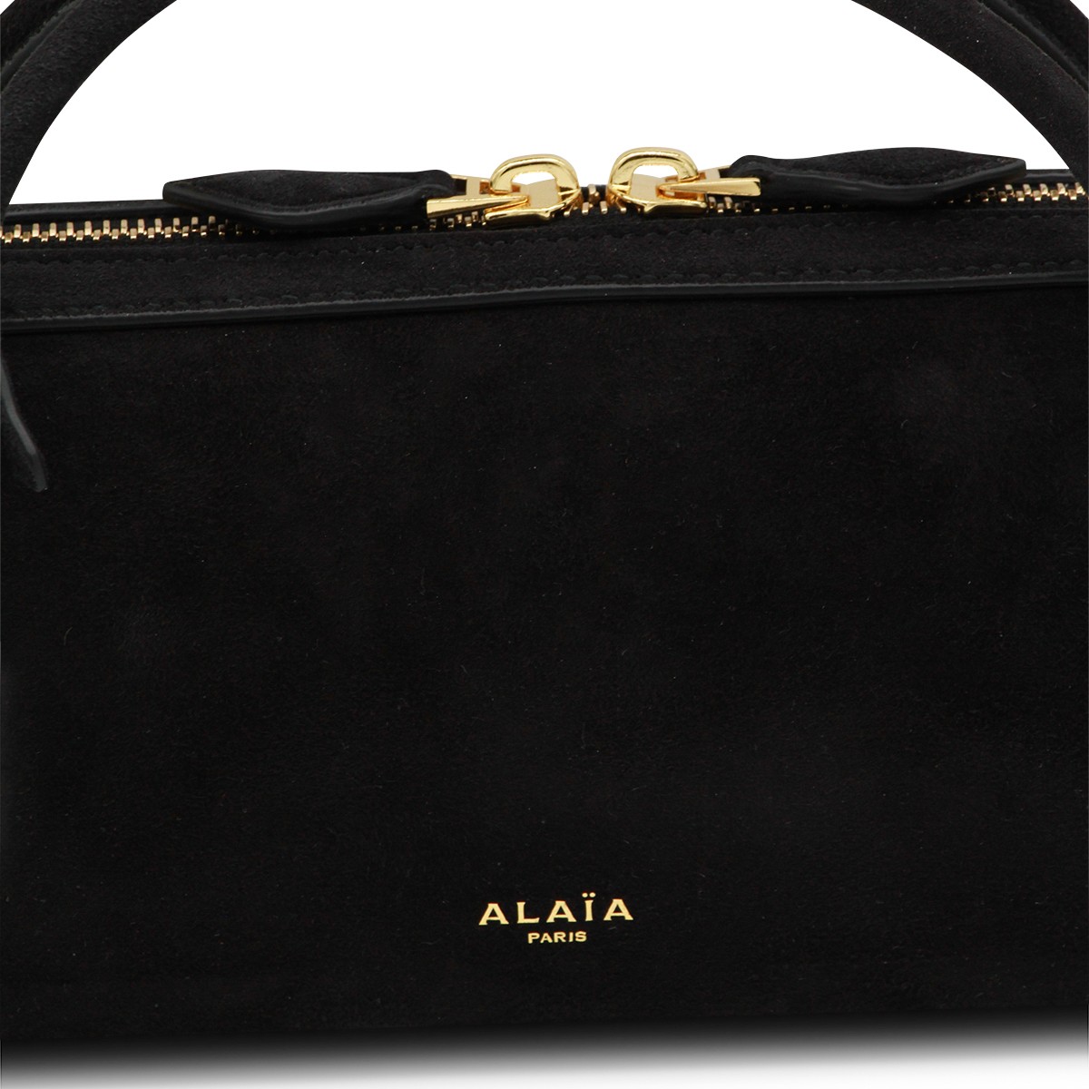 BLACK LEATHER LE TECKEL CLUTCH