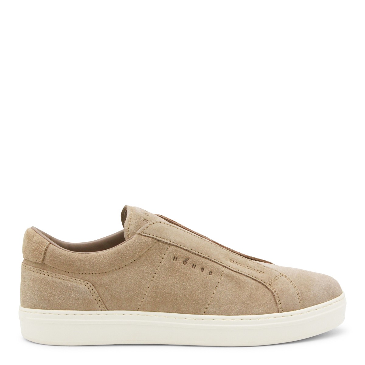 BEIGE LEATHER SNEAKERS