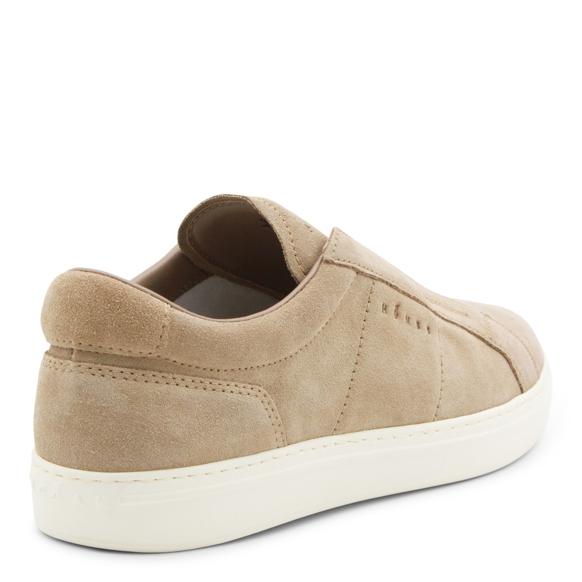 BEIGE LEATHER SNEAKERS