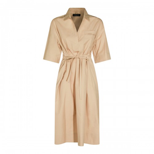 BEIGE COTTON DRESS