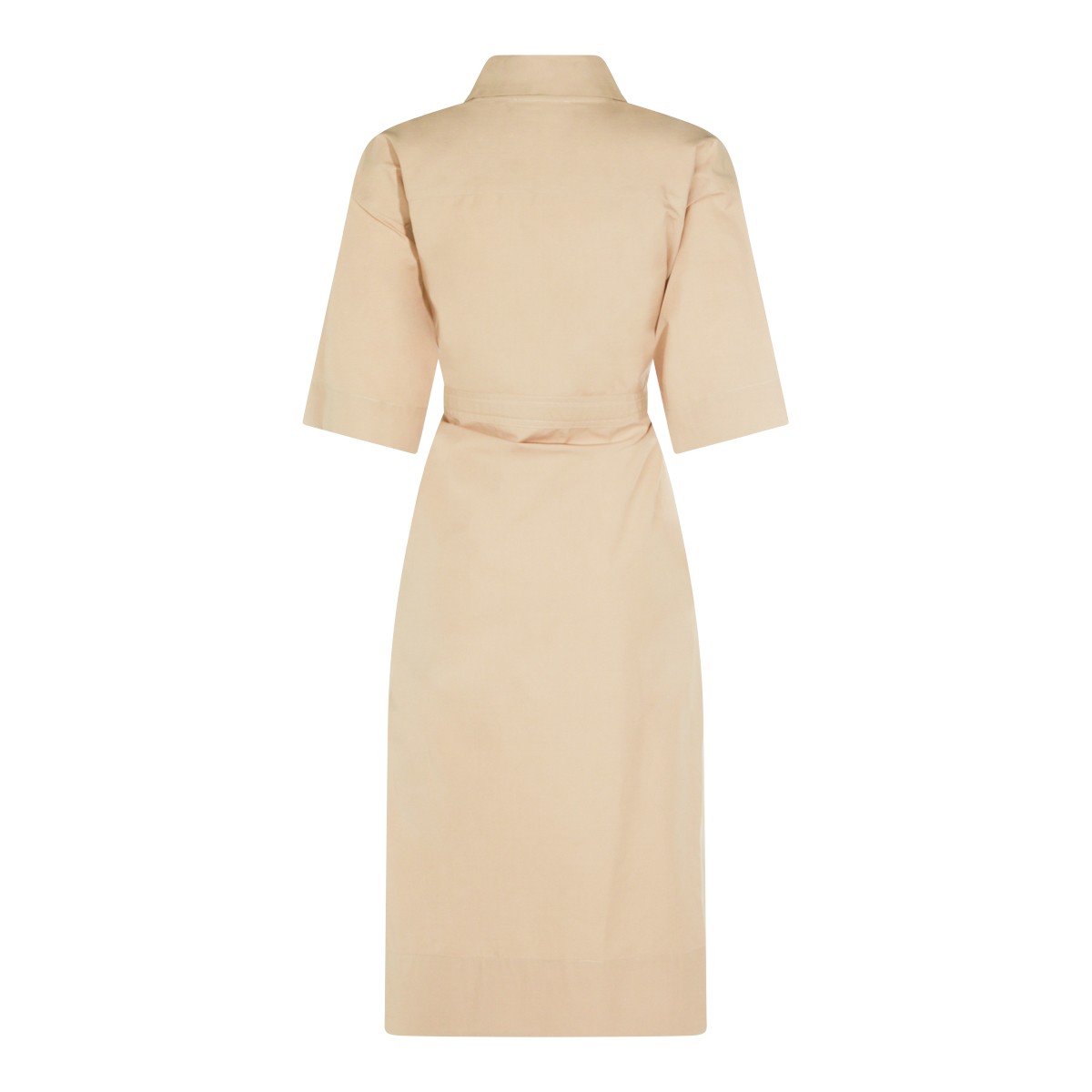 BEIGE COTTON DRESS
