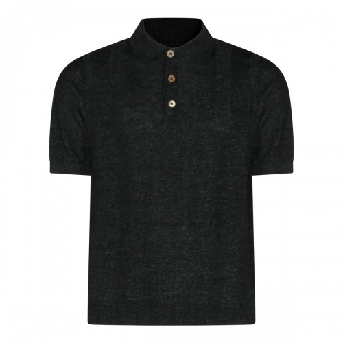 NAVY LINEN COTTON BLEND...