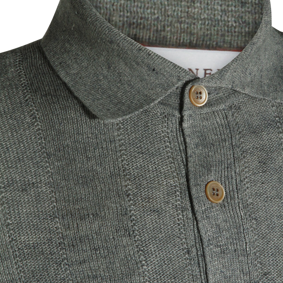 GREY LINEN COTTON BLEND SHIRT