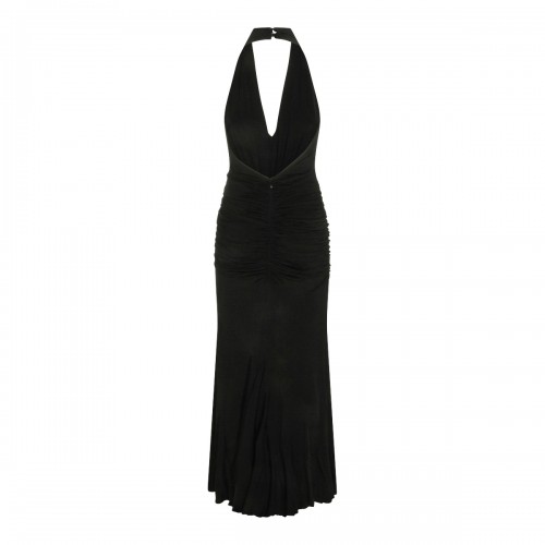 BLACK VISCOSE DRESS 2