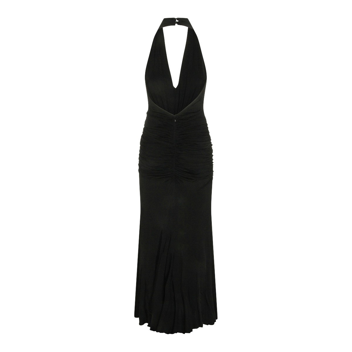 BLACK VISCOSE DRESS