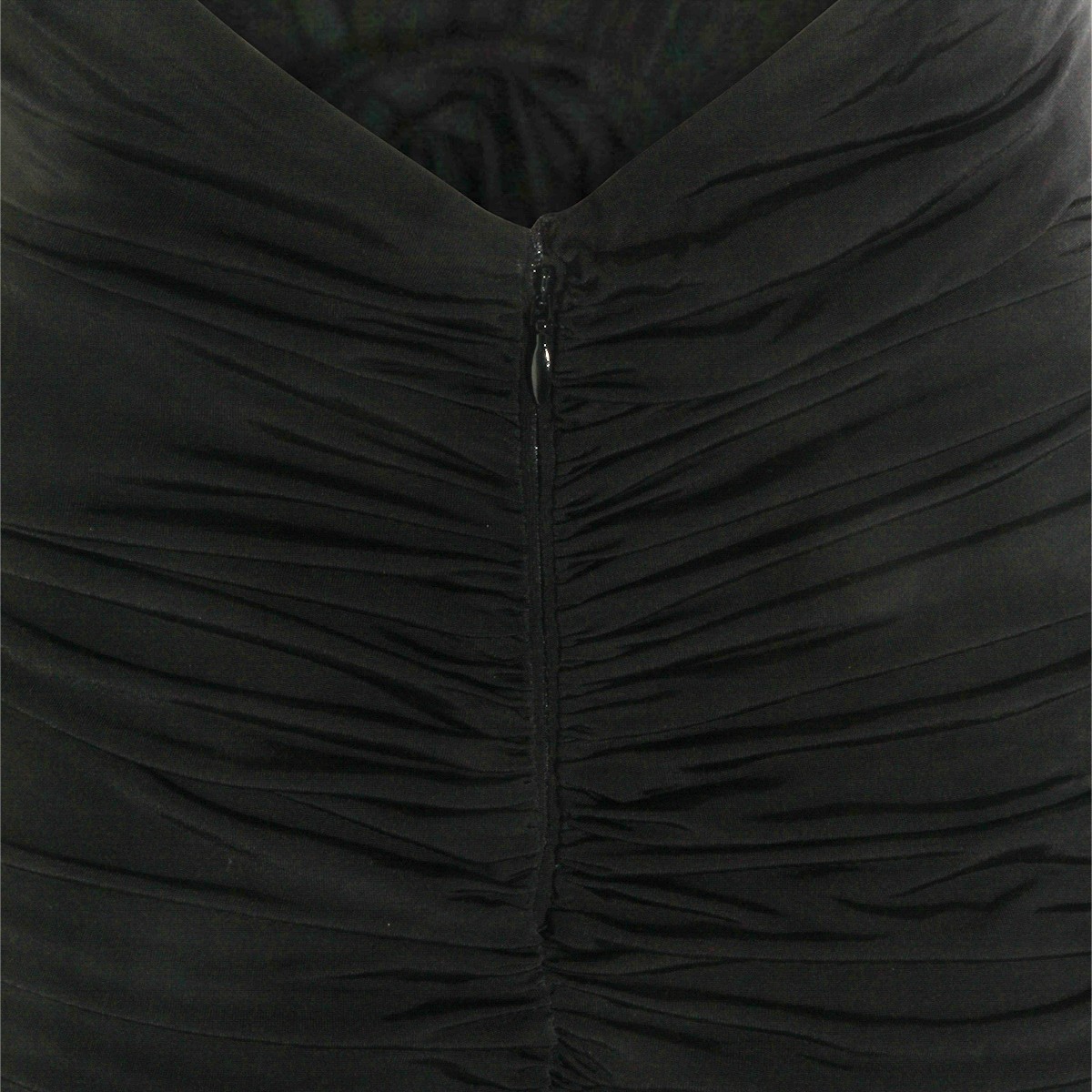 BLACK VISCOSE DRESS