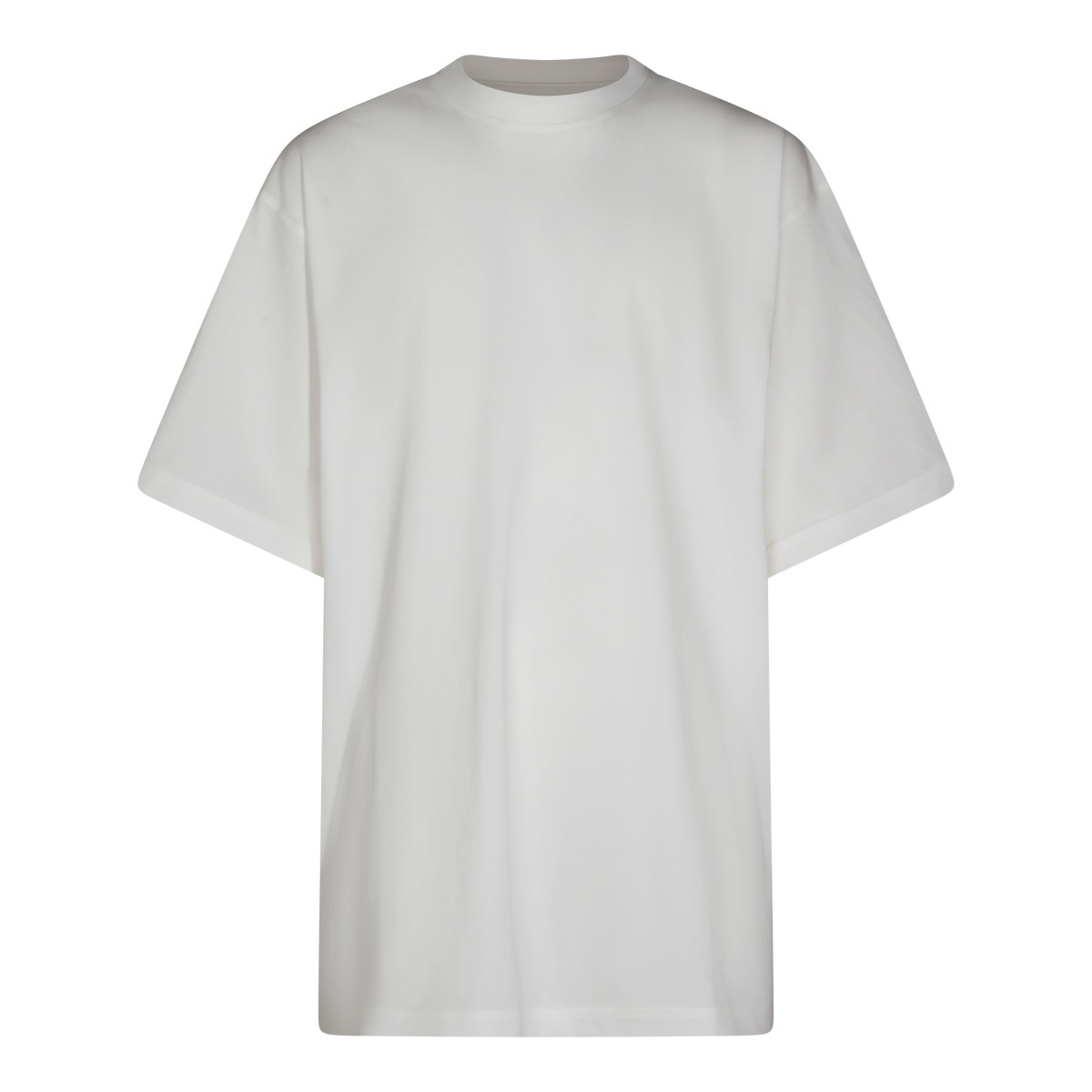 WHITE COTTON T-SHIRT