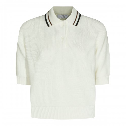 WHITE COTTON KNITWEAR